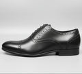 Men’s Leather Brogue Oxford Shoes – Classic Formal & Office Wear