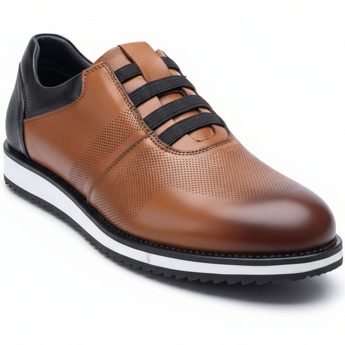 FlexForm Elastic Lace Leather Shoes