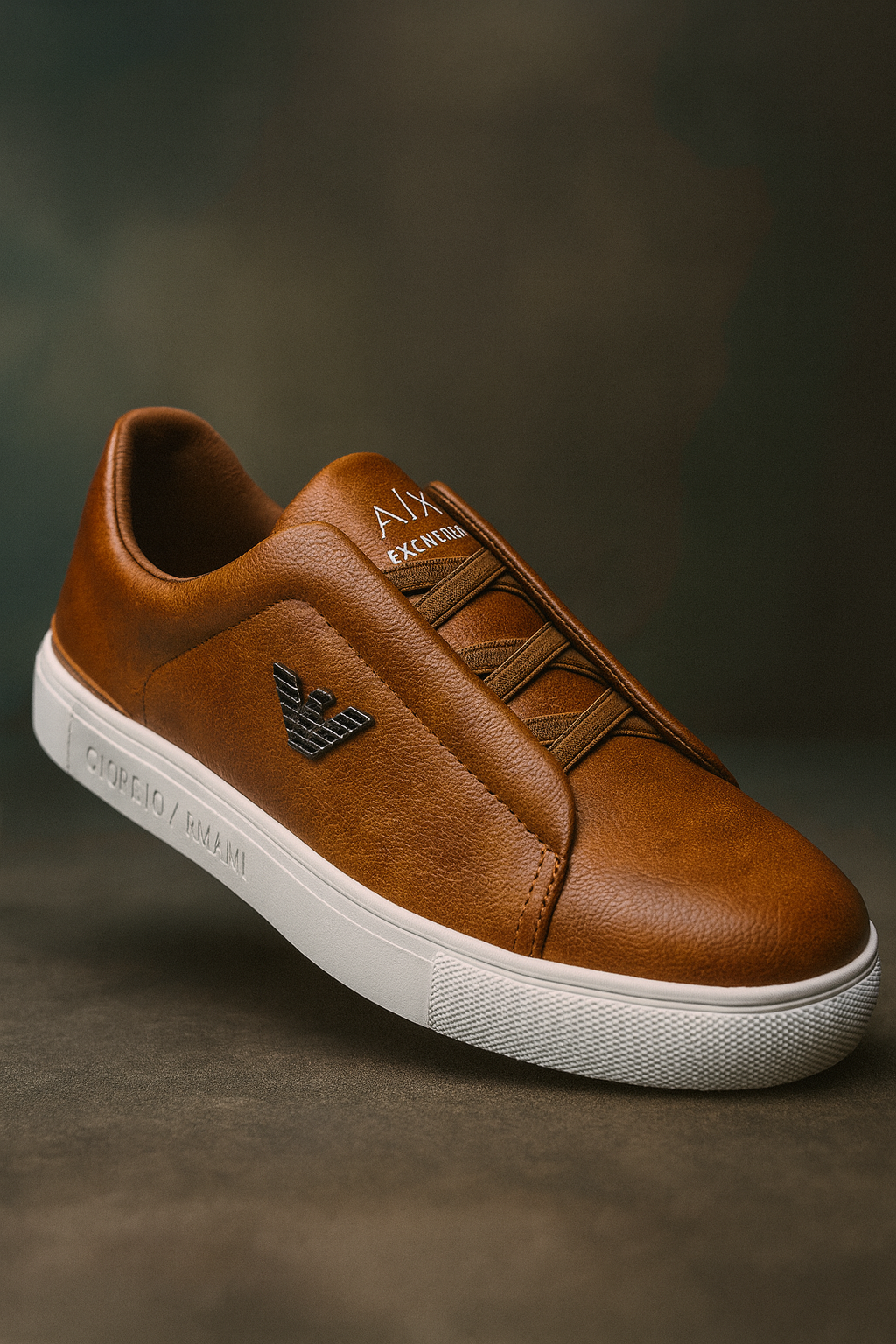 Hidden Lace Slip-On Sneakers – Premium Casual Comfort