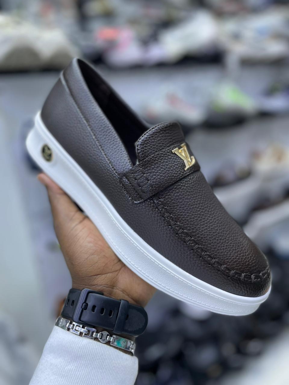 LV Premium Men’s Leather Loafer Collection