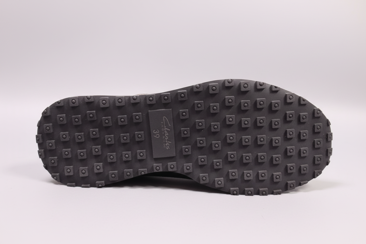 Men’s Premium Slip-On Leather Sneakers – Perforated Design with Rugged Grip Sole