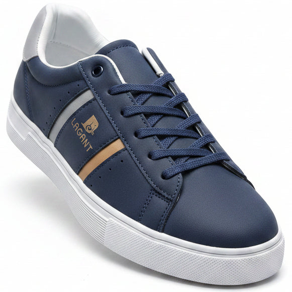 Men's Casual Fashion Sneakers | Lightweight Lace-Up Streetwear Shoes - PKE