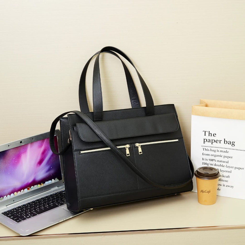 Premium Multi-Pocket Laptop Tote Bag