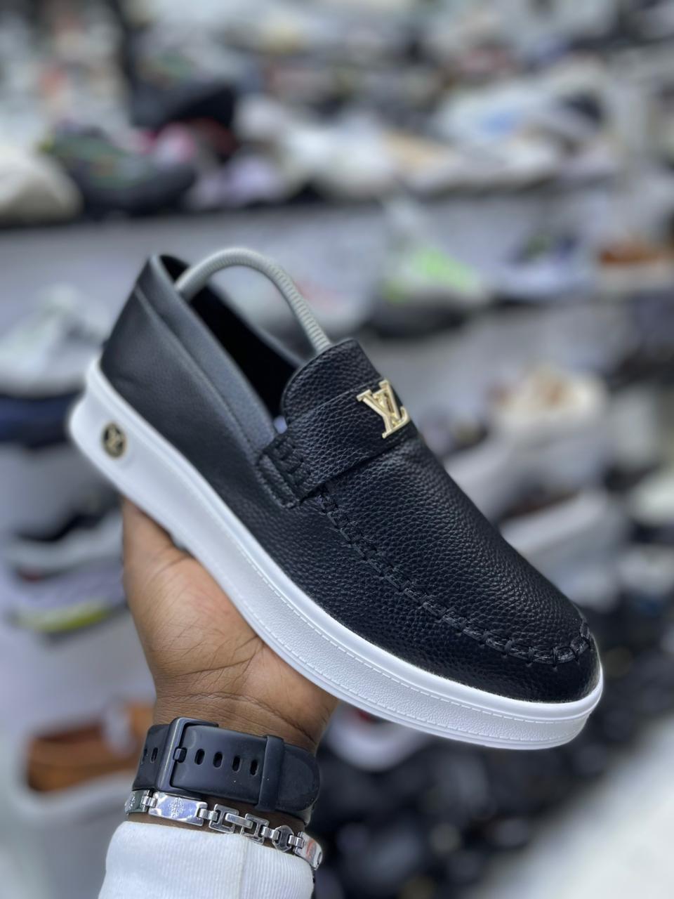 LV Premium Men’s Leather Loafer Collection