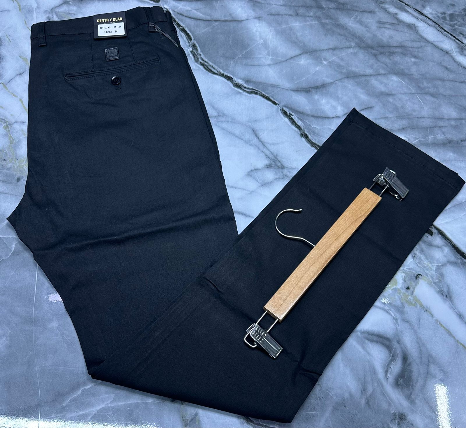 Men’s Classic Khaki Trousers – Smart Casual Fit