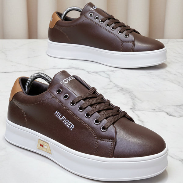 👟 Unisex Premium Leather Sneakers – Everyday Luxury Edition