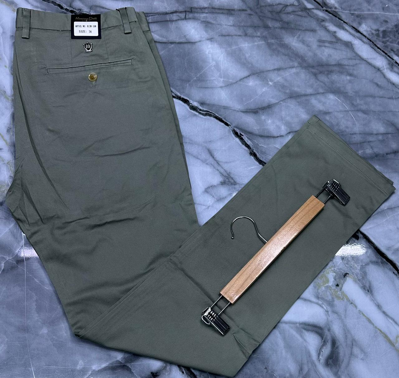 Men’s Classic Khaki Trousers – Smart Casual Fit