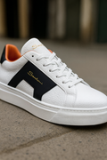 Santoni Premium Men’s Leather Sneakers