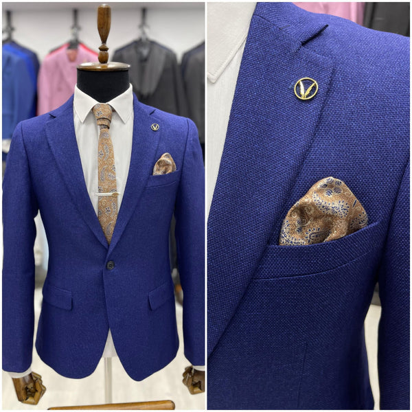 Premium Textured Slim-Fit Blazer Collection