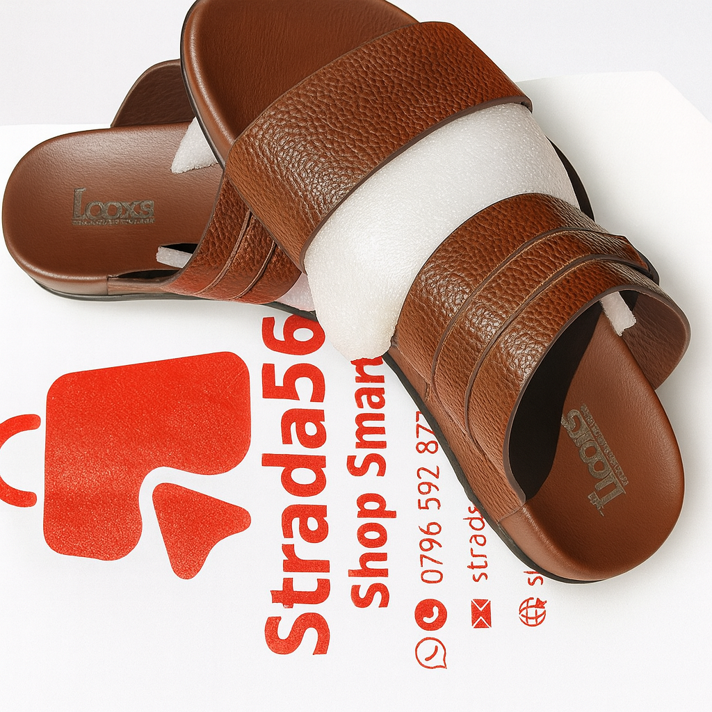 Men’s Premium Leather Sandals – Comfort & Style Combined