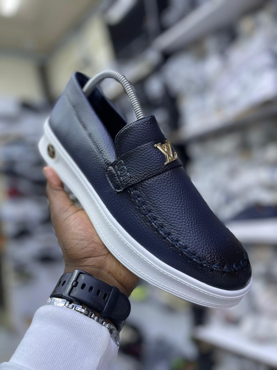 LV Premium Men’s Leather Loafer Collection