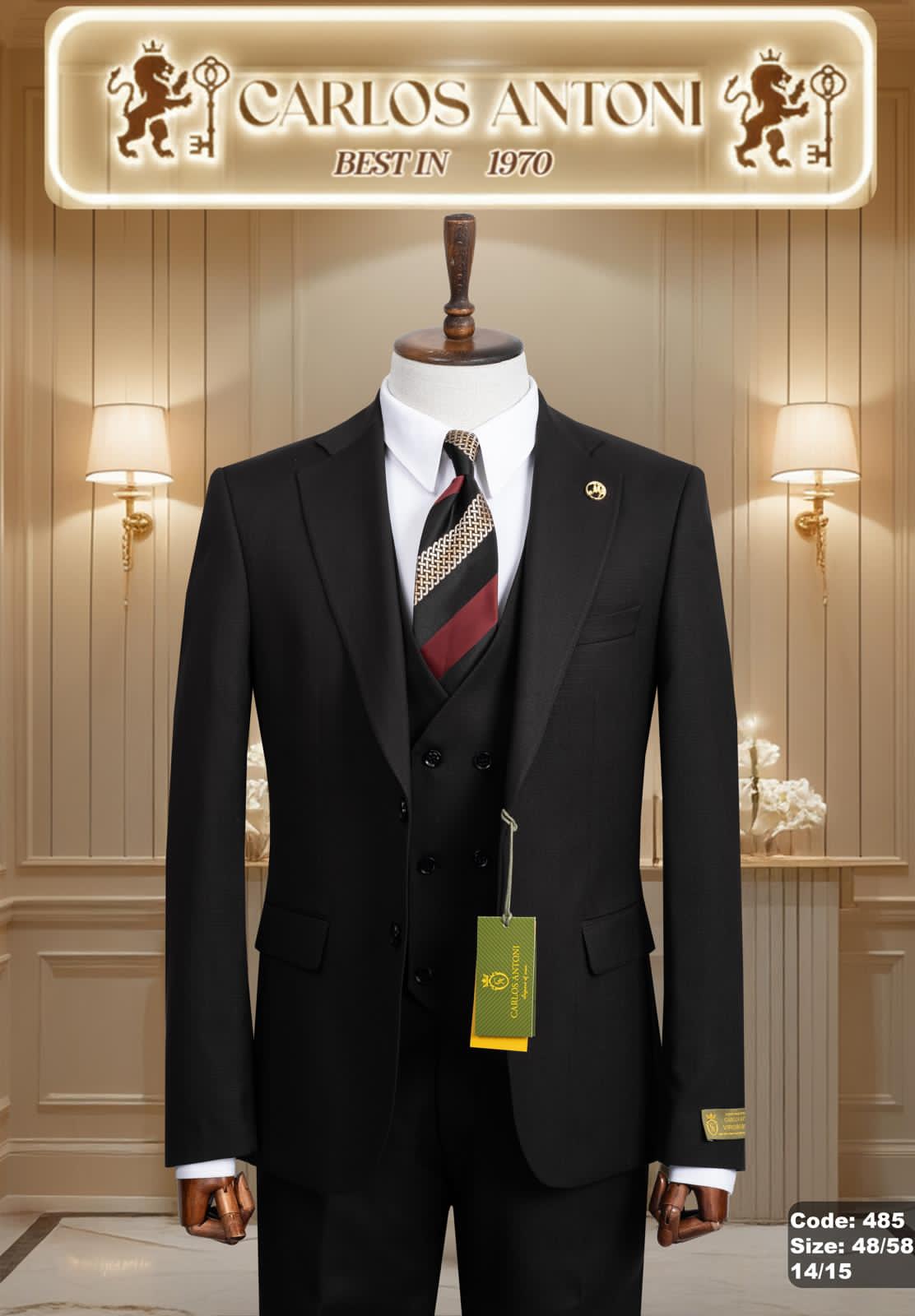 💼 Premium Men’s Three-Piece Suits – Modern Elegance in Every Color