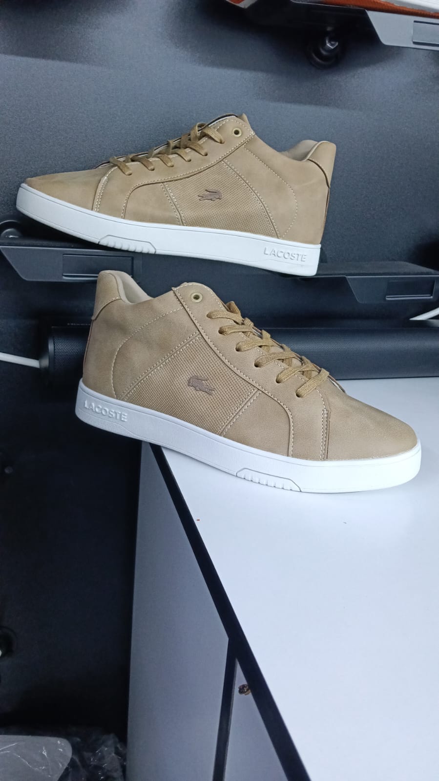 Men’s Tan High-Top Sneakers