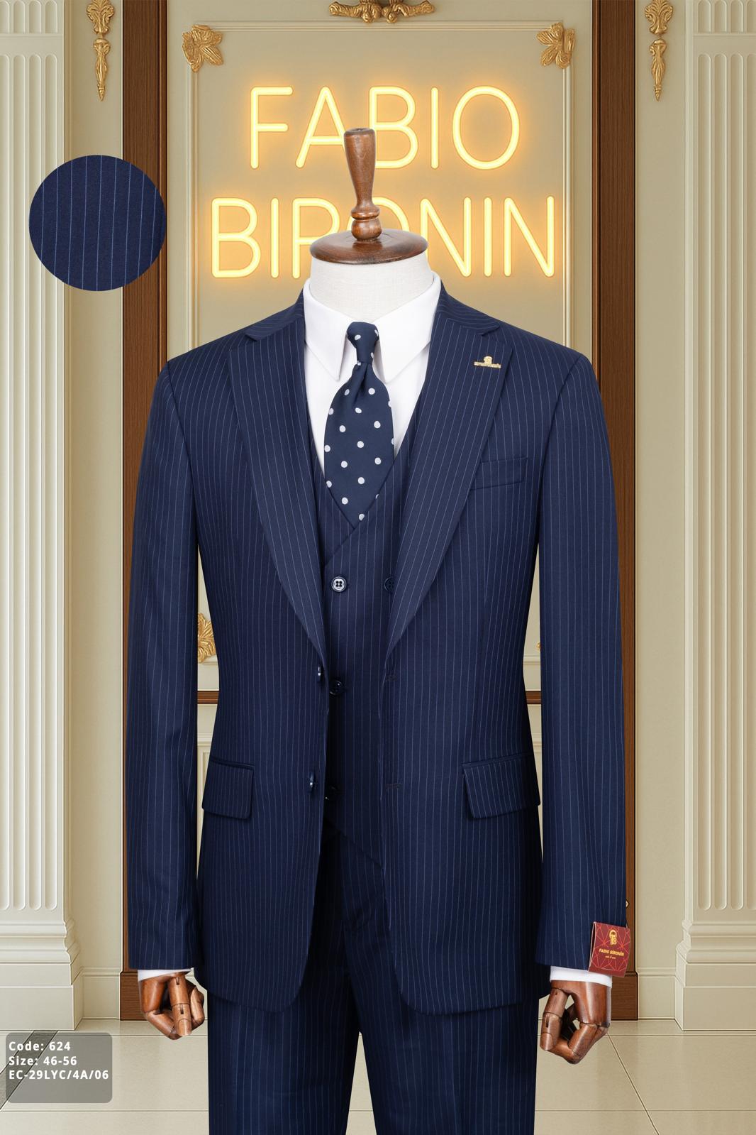 Fabio Bironin Executive Pinstripe Collection