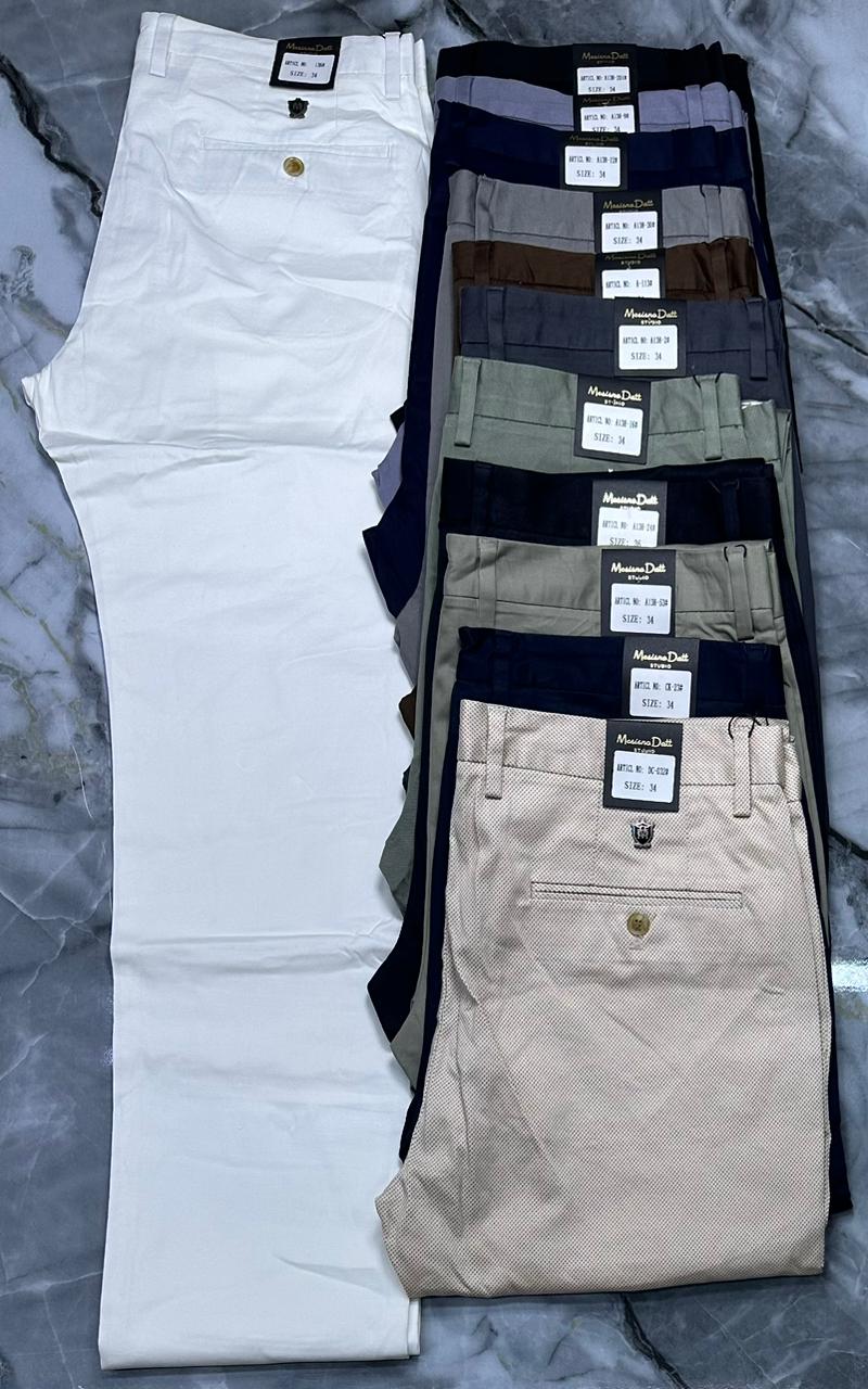 Men’s Classic Khaki Trousers – Smart Casual Fit