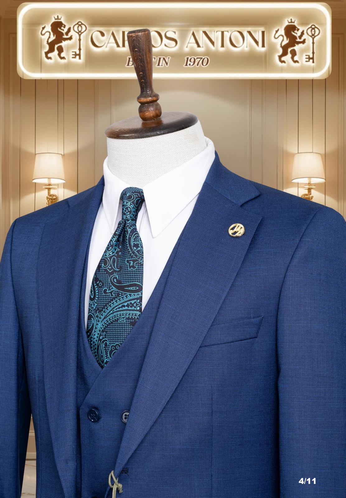 💼 Premium Men’s Three-Piece Suits – Modern Elegance in Every Color