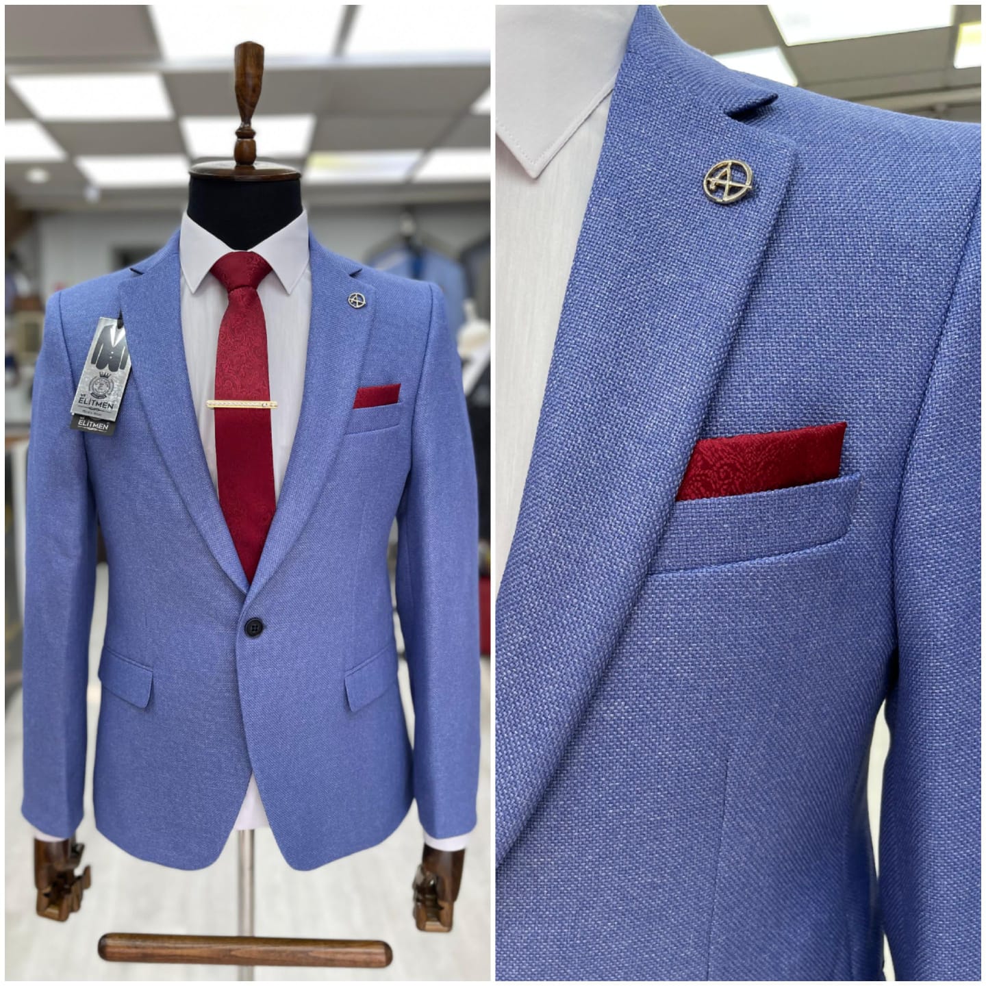 Premium Textured Slim-Fit Blazer Collection