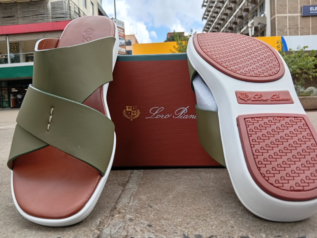 🌿Palm Sandals Loro piana 🌟