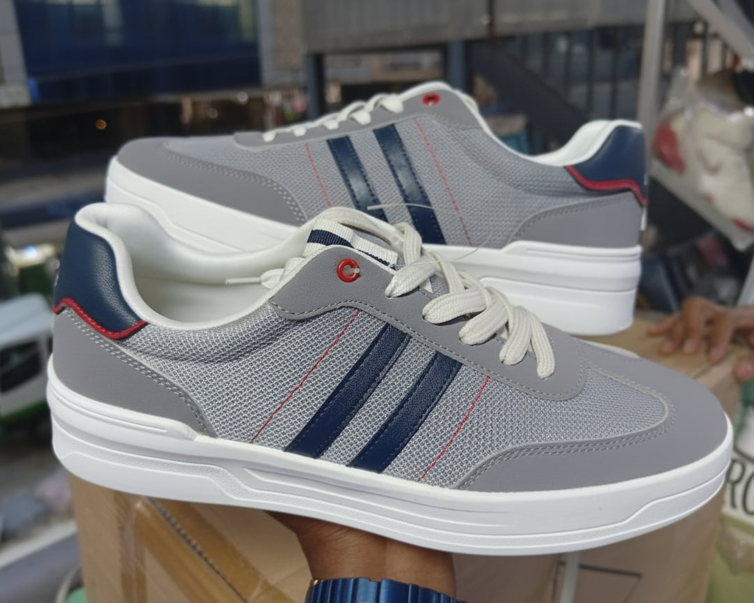 Lag Men’s Casual Sneakers – Breathable Mesh Low-Top Shoes with Cushioned Sole