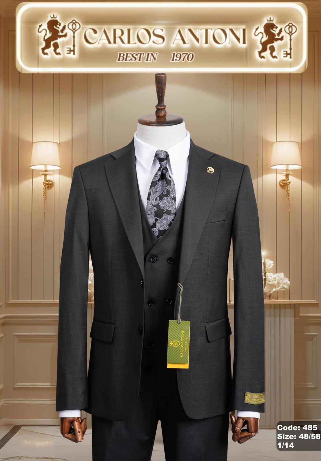 💼 Premium Men’s Three-Piece Suits – Modern Elegance in Every Color