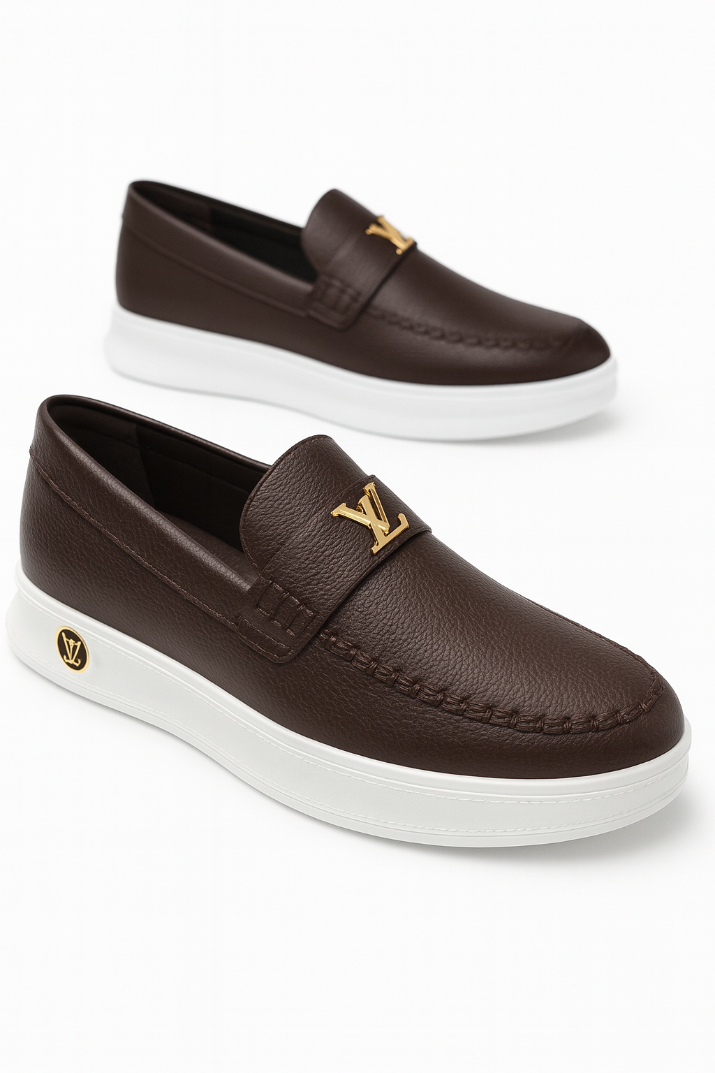 LV Premium Men’s Leather Loafer Collection