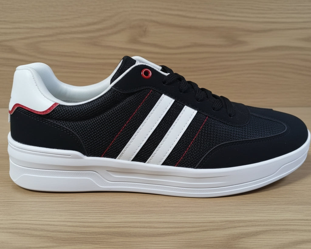 Lag Men’s Casual Sneakers – Breathable Mesh Low-Top Shoes with Cushioned Sole