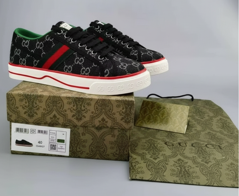 Fashion Sneakers | Designer-Style Casual Shoes with Patterned Finish