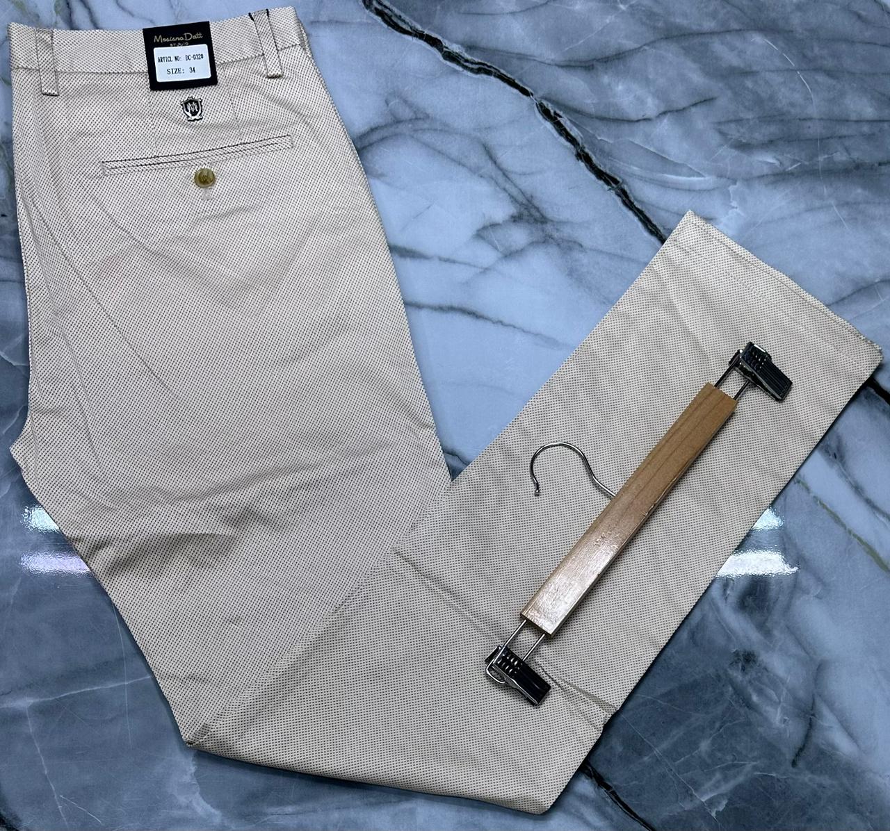 Men’s Classic Khaki Trousers – Smart Casual Fit