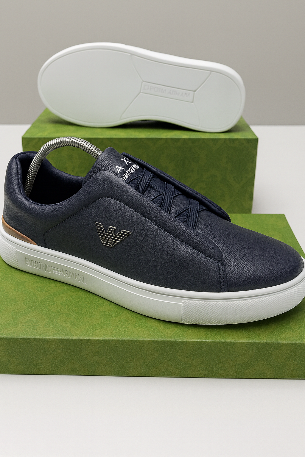 Hidden Lace Slip-On Sneakers – Premium Casual Comfort