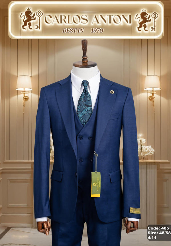 💼 Premium Men’s Three-Piece Suits – Modern Elegance in Every Color