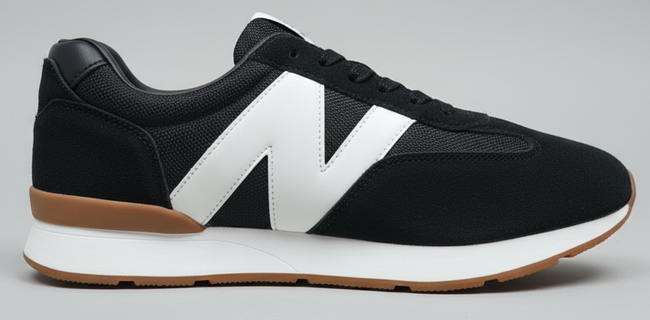 Retro Sport Sneakers – Suede & Mesh Casual Trainers