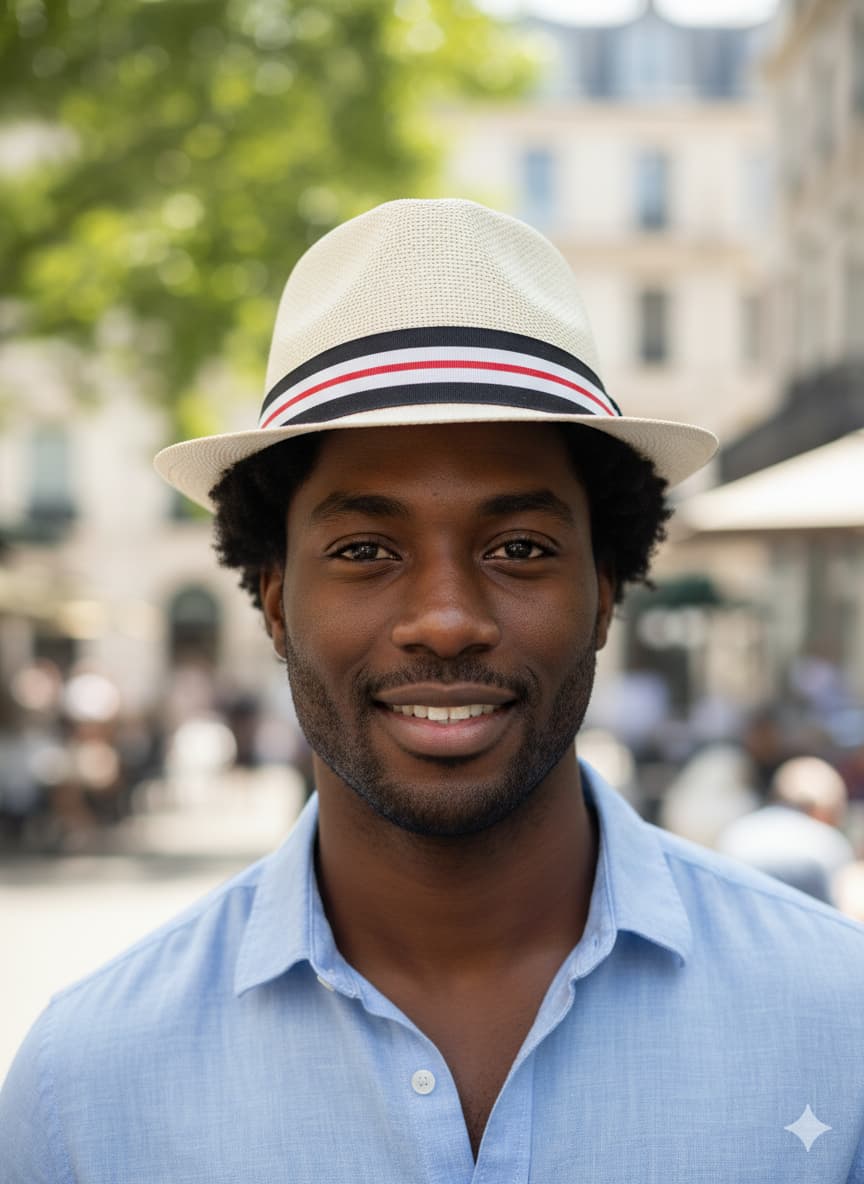 Classic Summer Fedora Hat – Breathable Straw Design