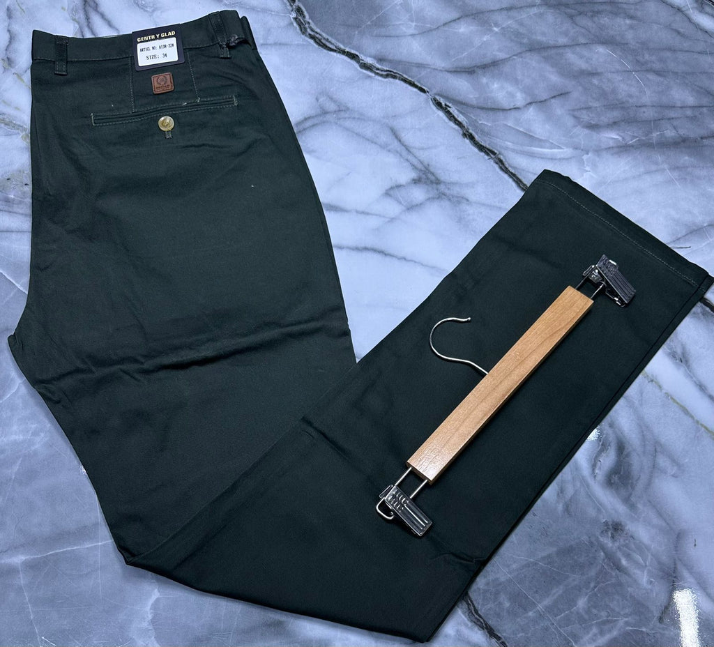 Men’s Classic Khaki Trousers – Smart Casual Fit