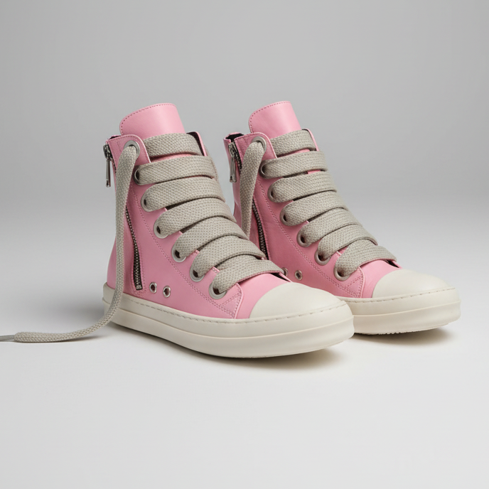 Unisex Leather Low-Top Sneakers