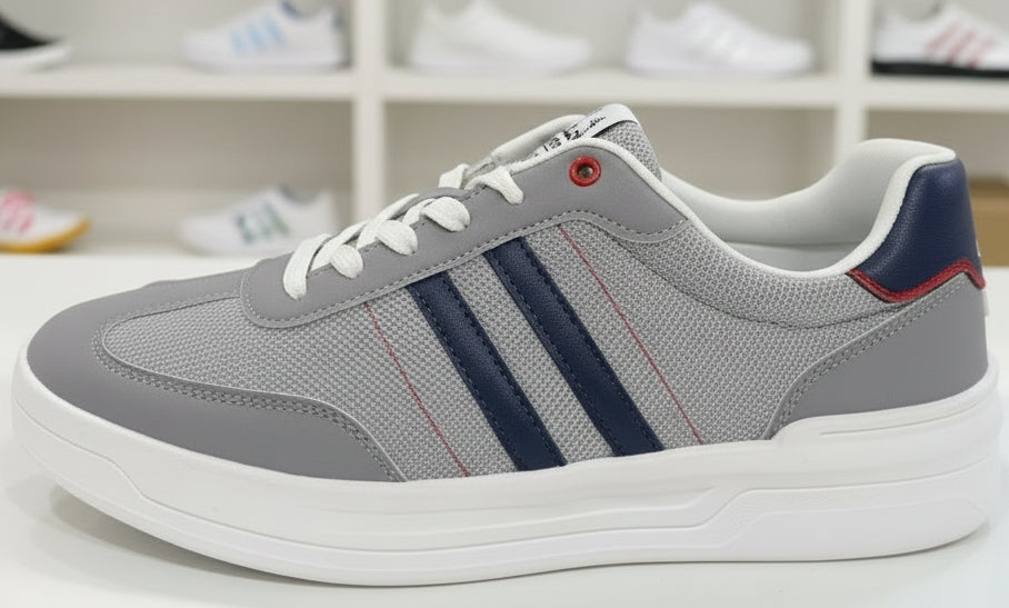 Lag Men’s Casual Sneakers – Breathable Mesh Low-Top Shoes with Cushioned Sole