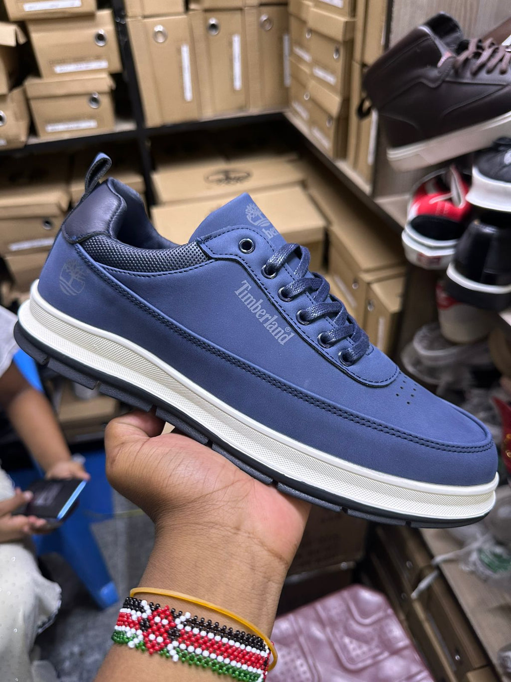 Tim Men’s Classic Black Casual Sneakers