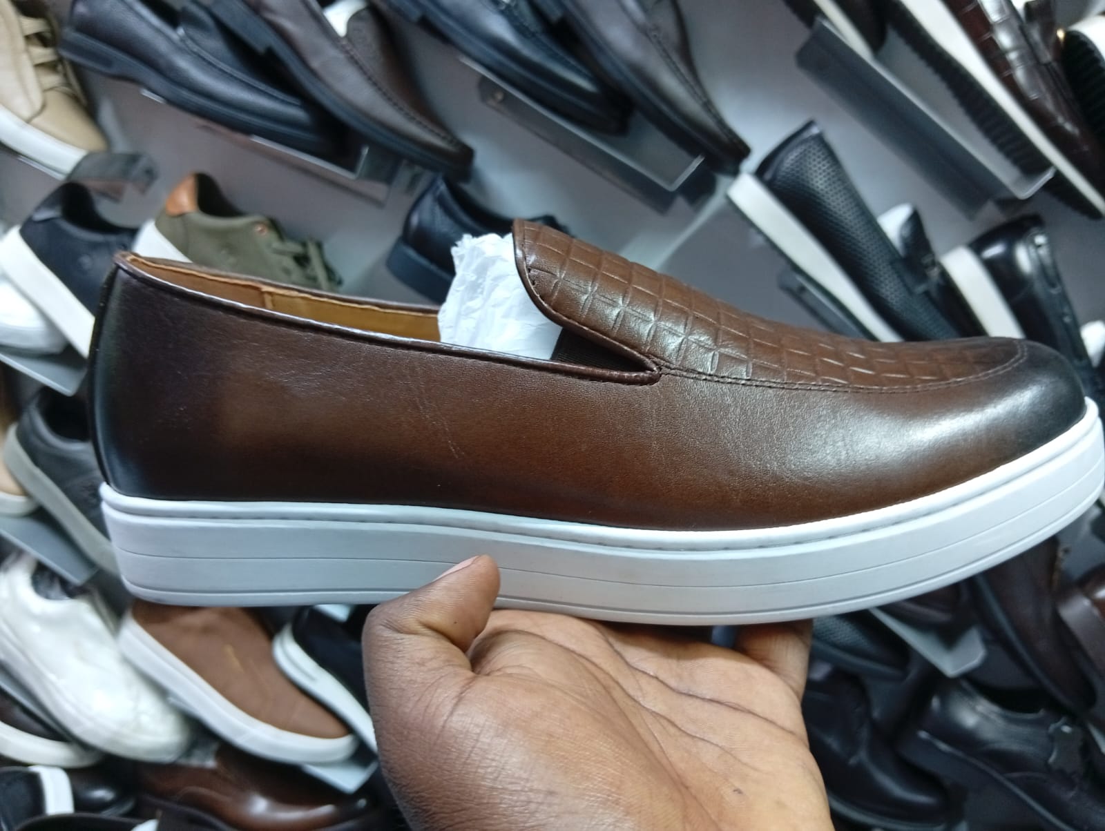 Monarch Grid Luxe Slip-On