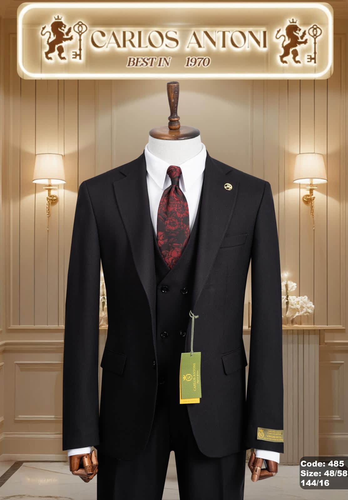 💼 Premium Men’s Three-Piece Suits – Modern Elegance in Every Color