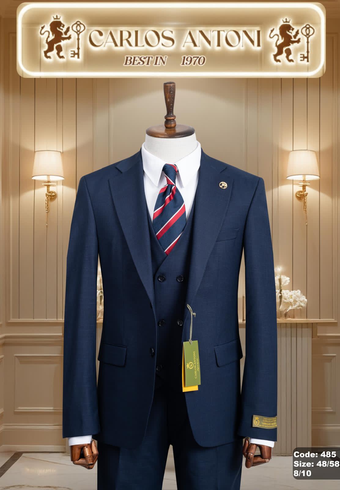 💼 Premium Men’s Three-Piece Suits – Modern Elegance in Every Color