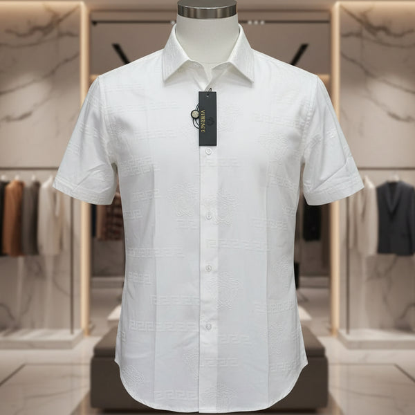 👔 STRADA254 Premium Designer White Shirts – Men (Luxury Patterned Shirts Kenya)_AT