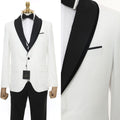 Men’s Black Tie Tuxedo Suit – Luxury Shawl Lapel Formal Wear