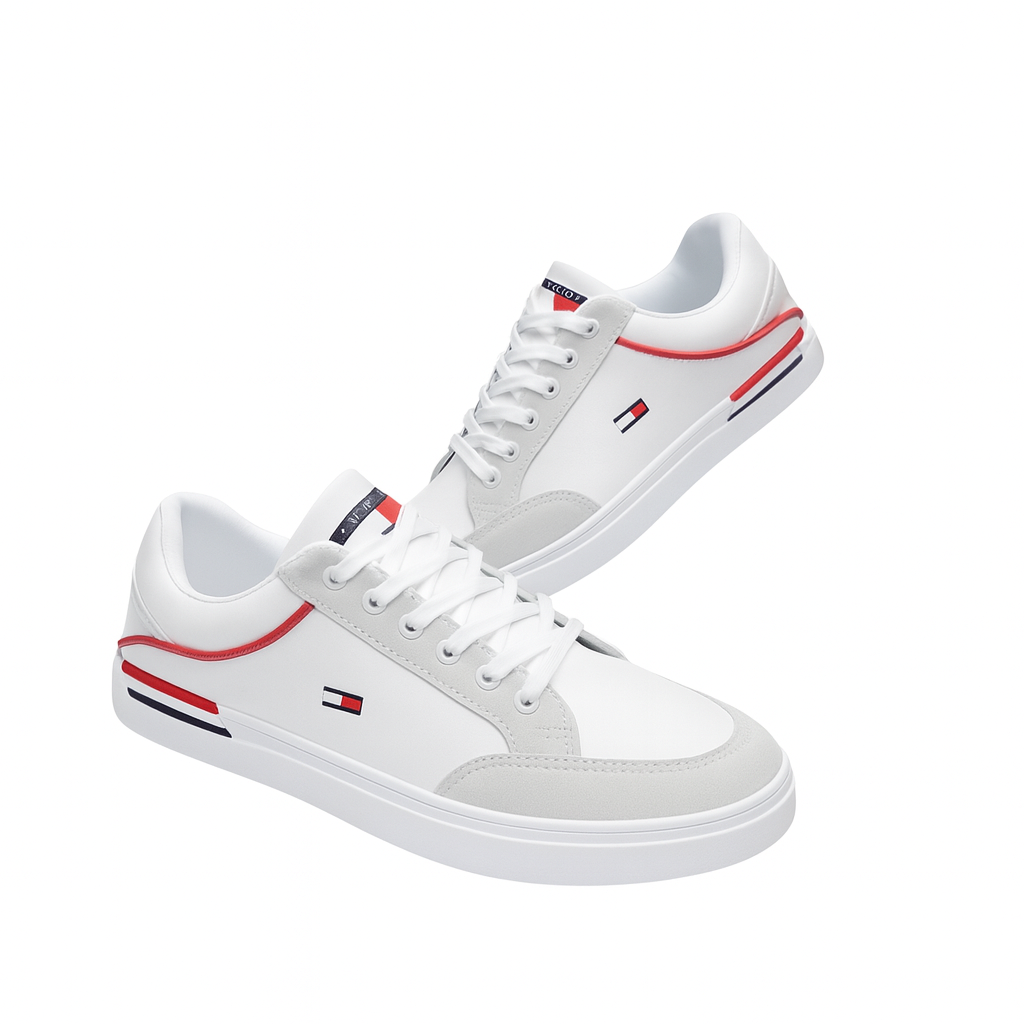 TM White Casual Sneakers