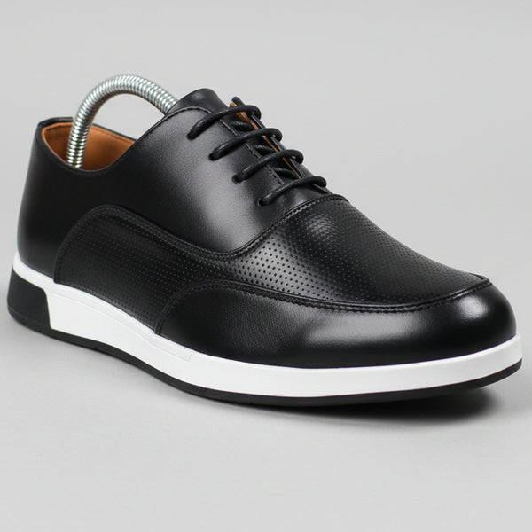 Men’s Casual Sneakers – Perforated Comfort Design