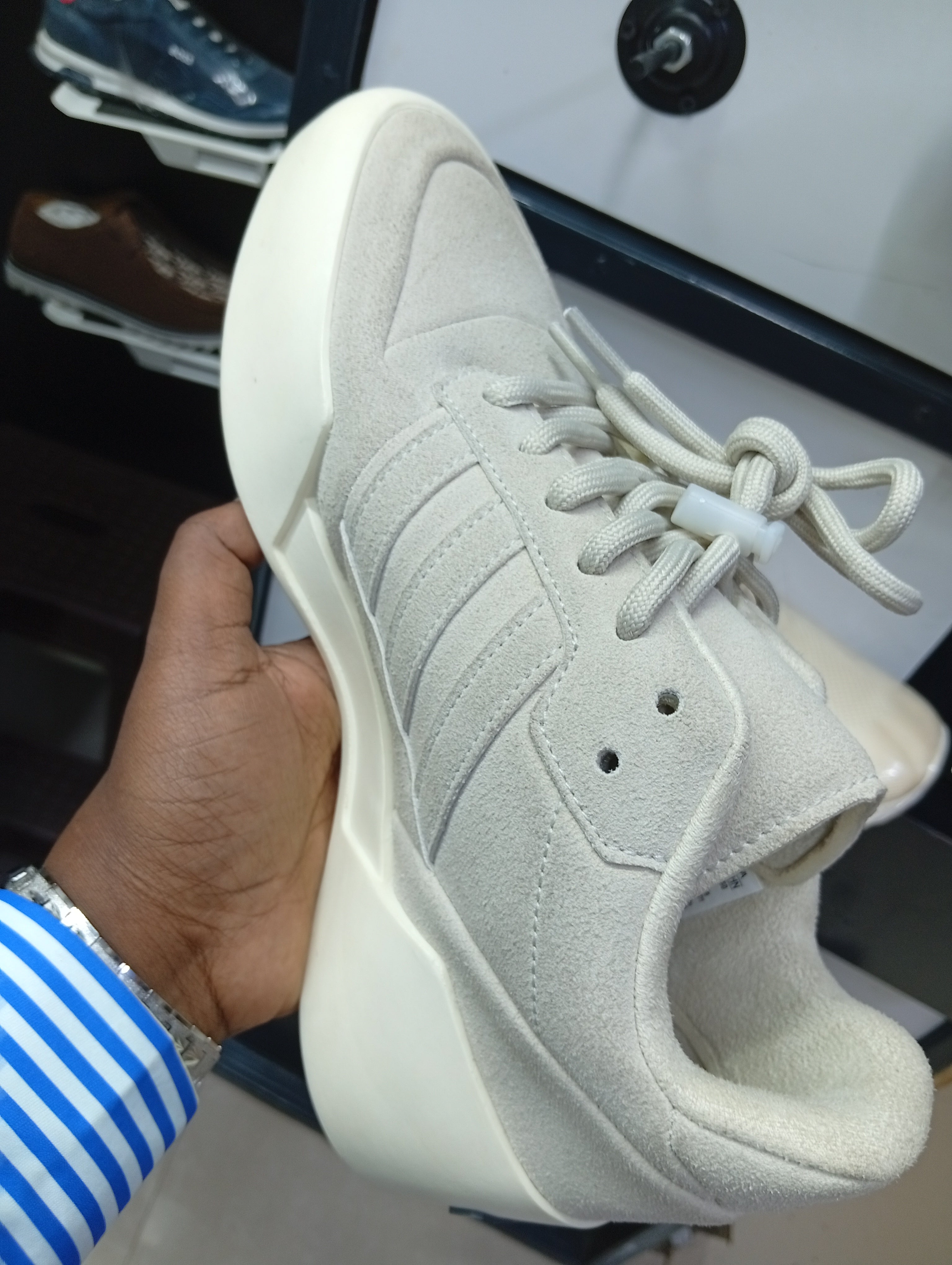 Suede Platform Sneakers