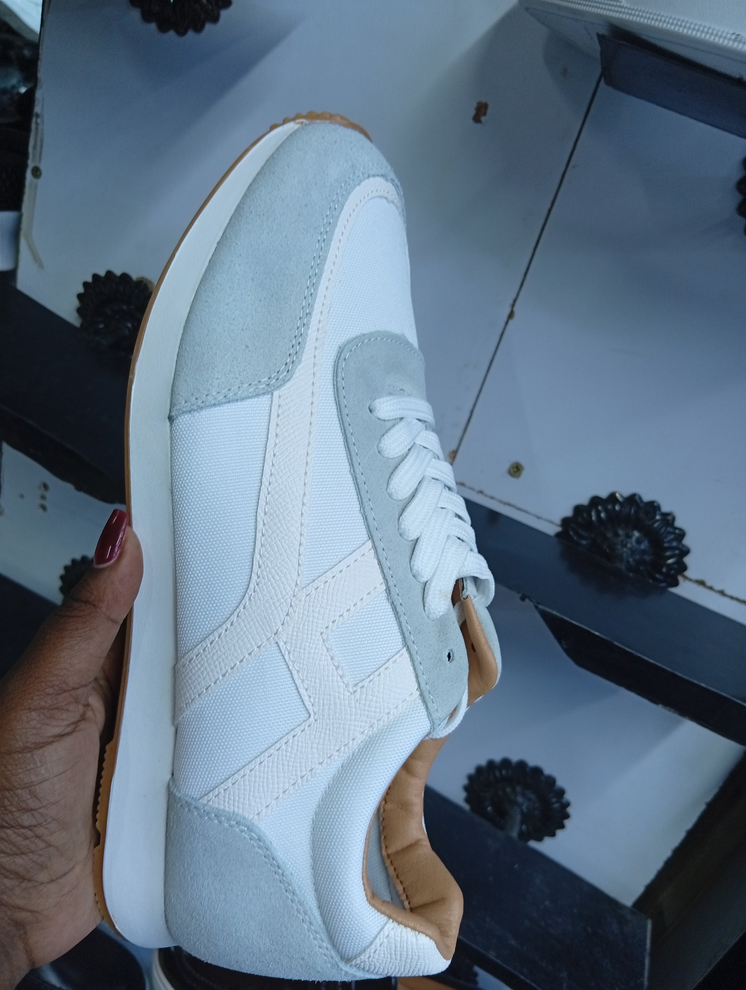 Harms “H-Stride Retro Runner” Sneakers