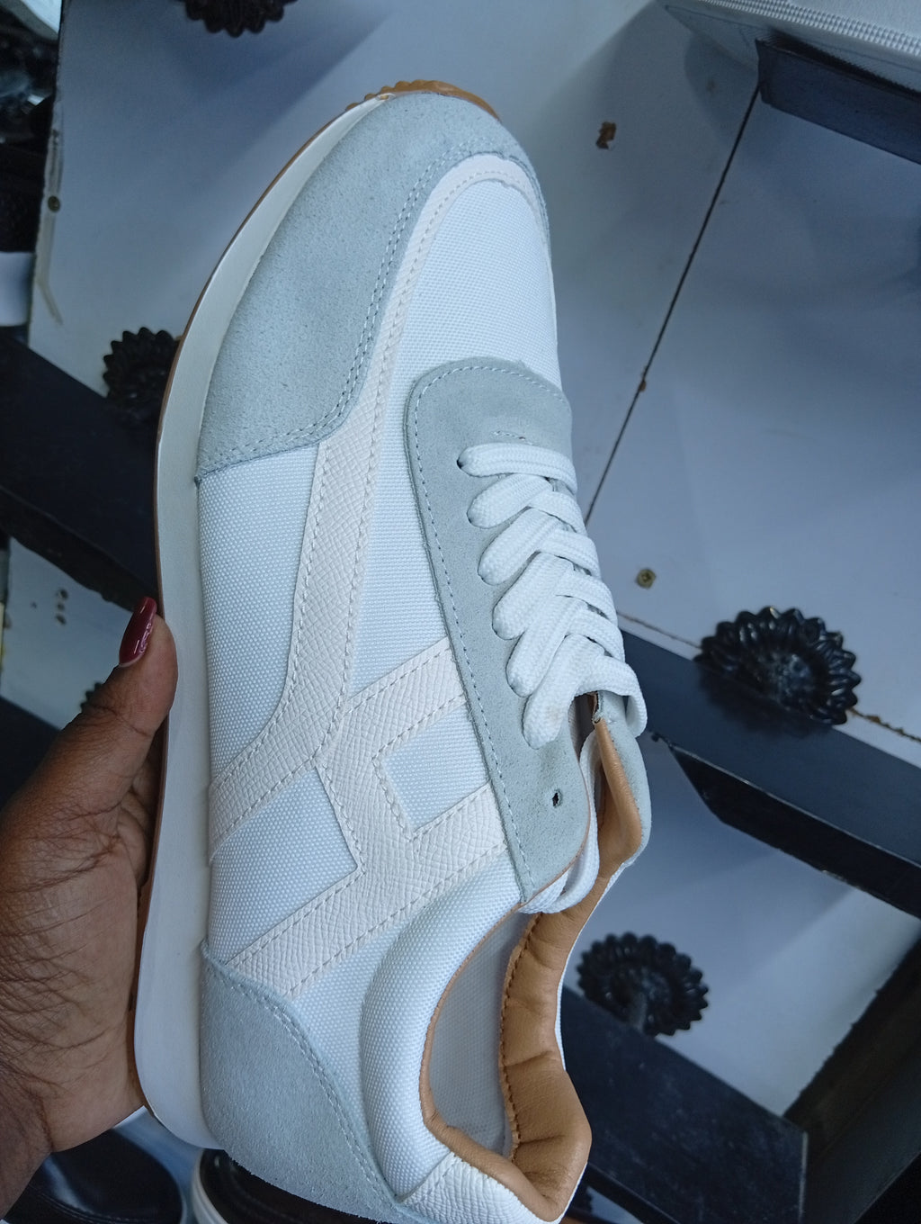 Harms “H-Stride Retro Runner” Sneakers