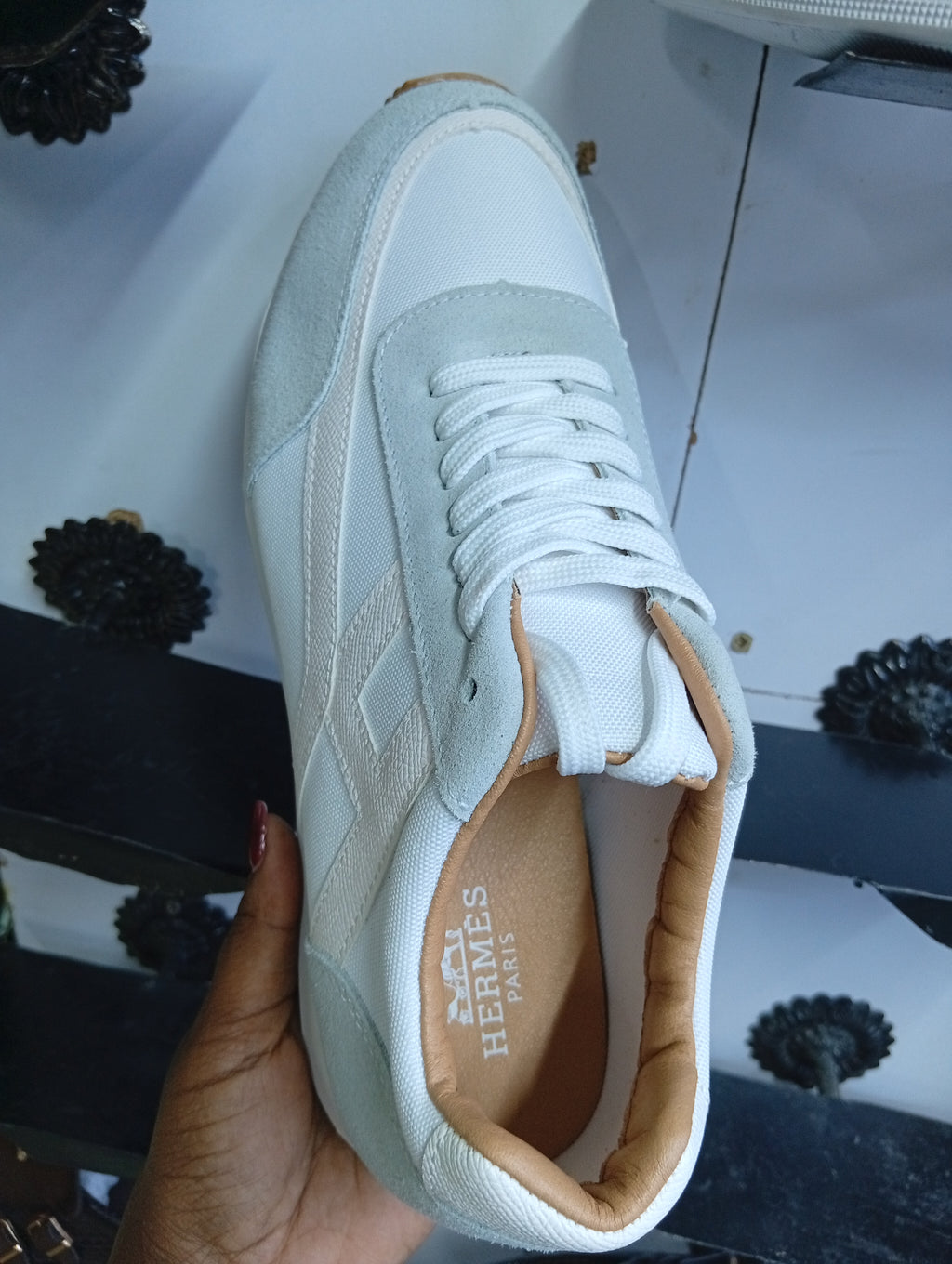 Harms “H-Stride Retro Runner” Sneakers