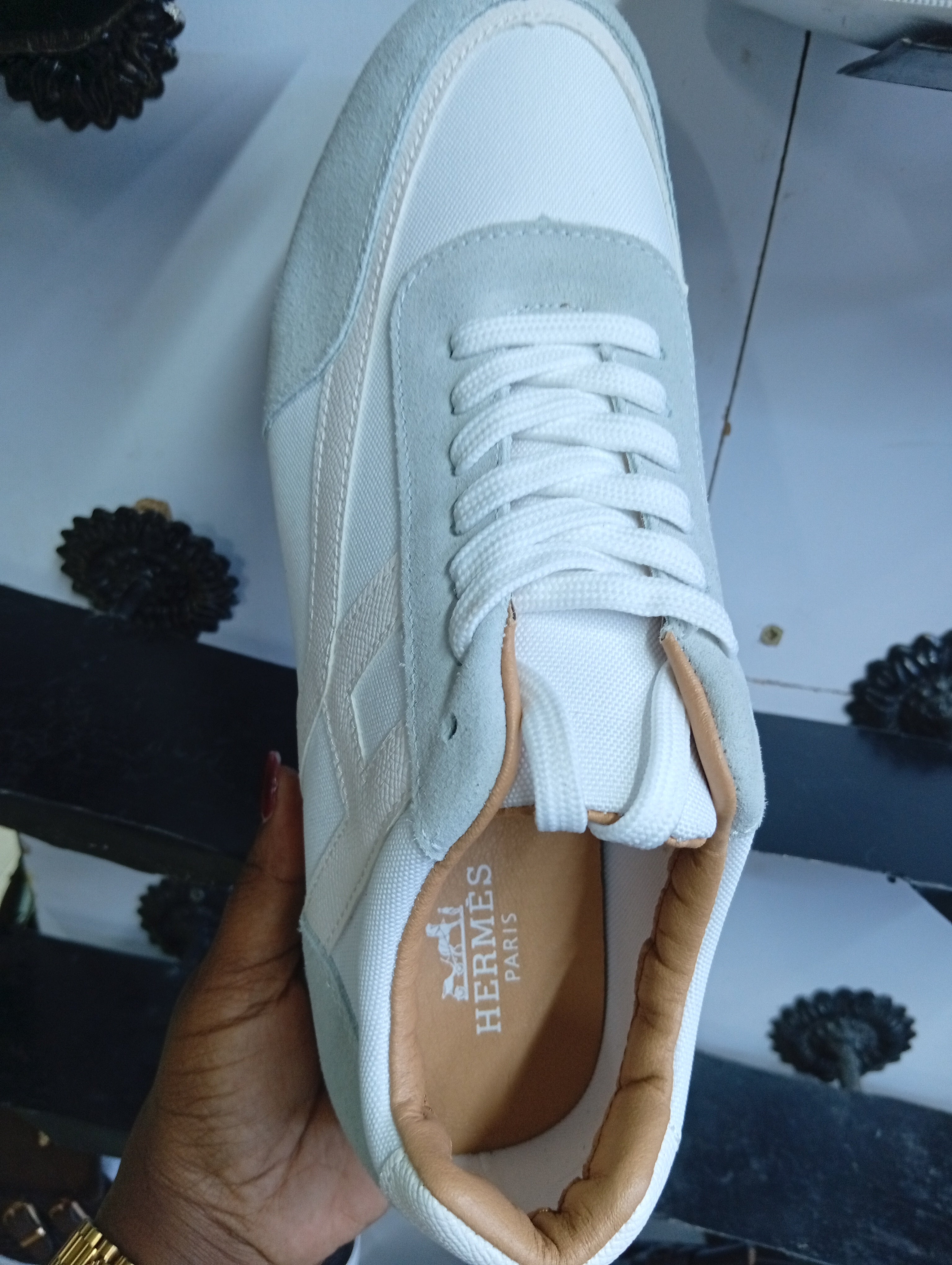 Harms “H-Stride Retro Runner” Sneakers