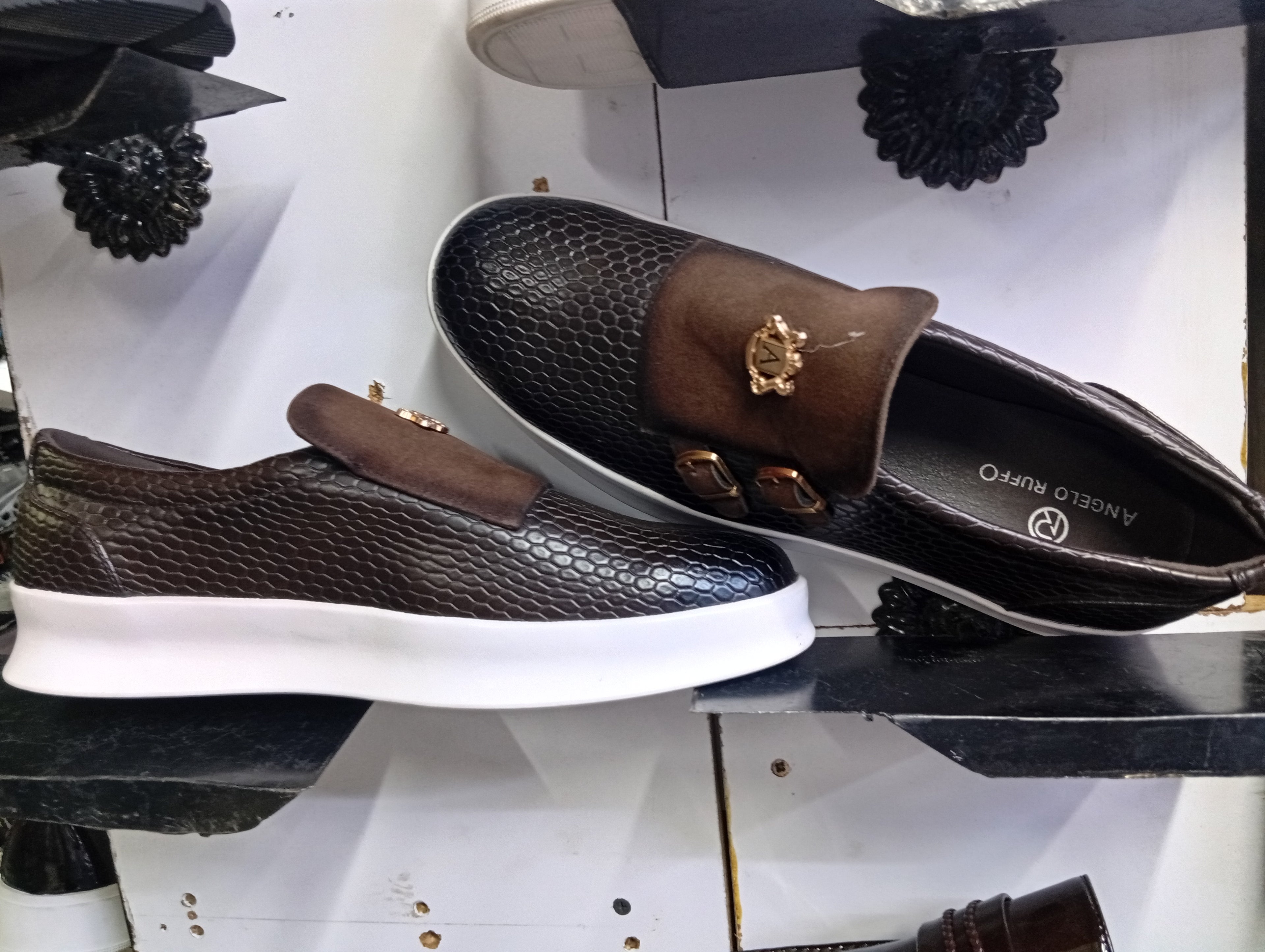 🔥 A_R Signature Snake-Skin Luxury Slip-Ons 🔥