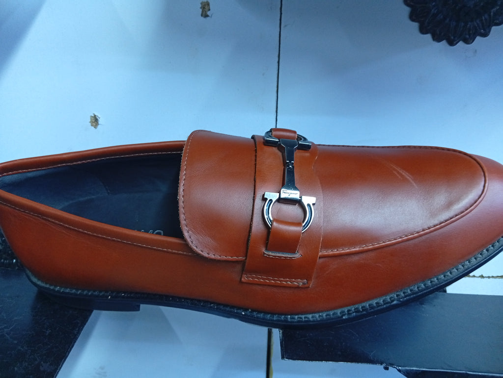 🔥 Luxury Ferra-Inspired Horsebit Loafers – Premium Leather Elegance🔥